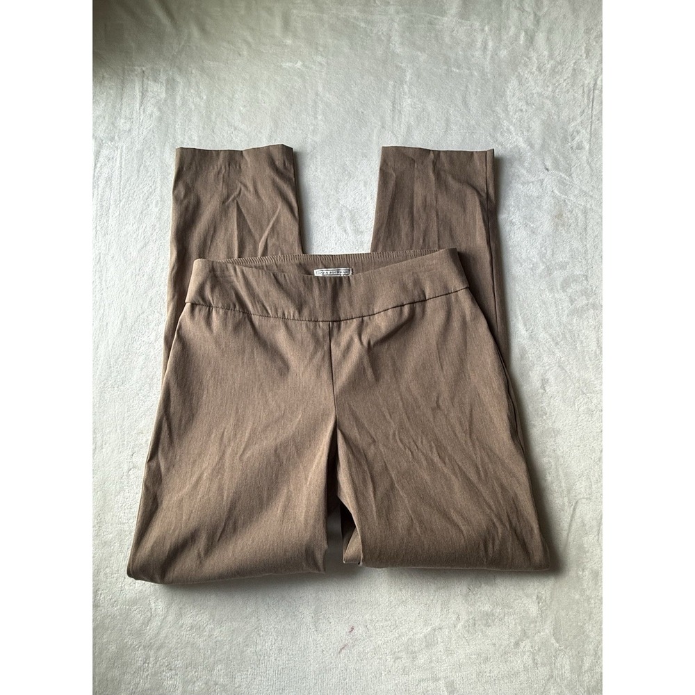Dana Buchman Womens Pull On Straight Dress Pants Stretchy with Tummy Control S